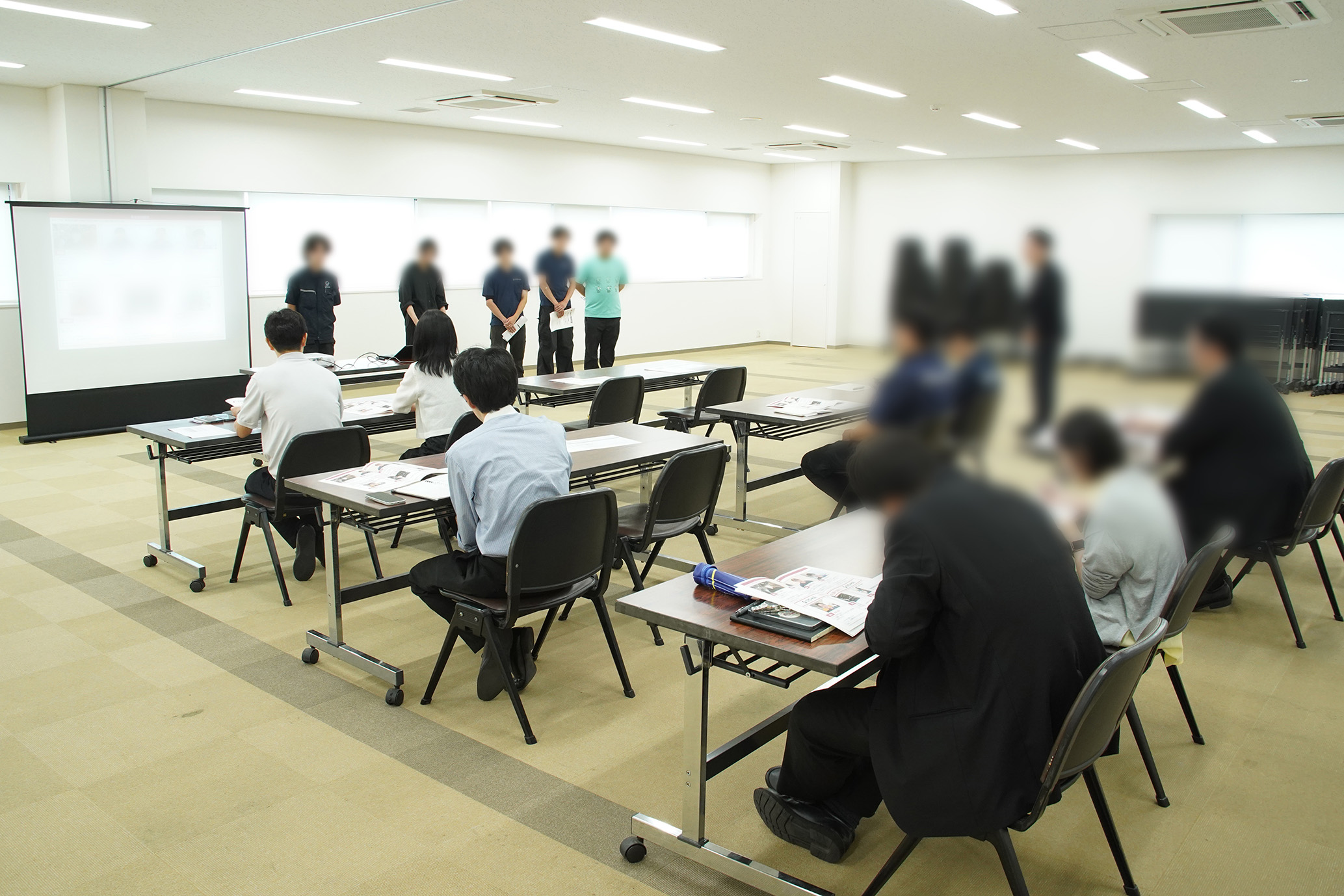 New Employees Present the Results of the Company Brochure Project